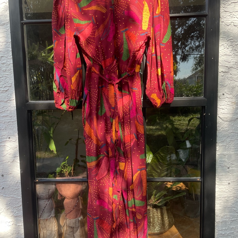 FARM Rio Multicolor Abstract Jumpsuit - Picture 7 of 9